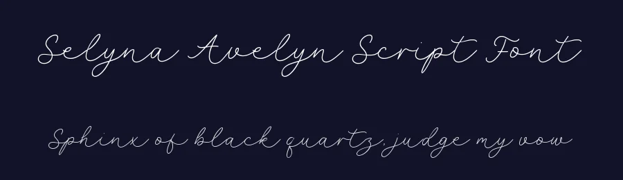 Selyna Avelyn Script Font by balpirick — Script Handwritten Font — thumbnail 2
