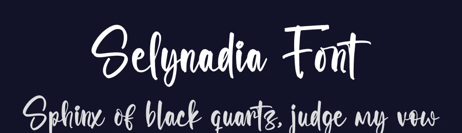 Selynadia Font by stylishtype.co — Script Handwritten Font — thumbnail 2