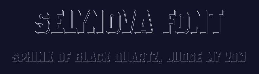 Selynova Font by Artnivora Studio — Display Font — thumbnail 2