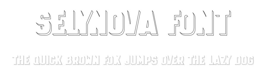 Selynova Font by Artnivora Studio — Display Font