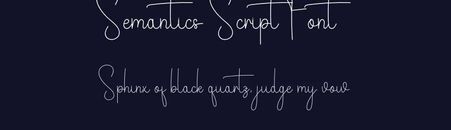 Semantics Script Font by andikastudio — Script Handwritten Font — thumbnail 2