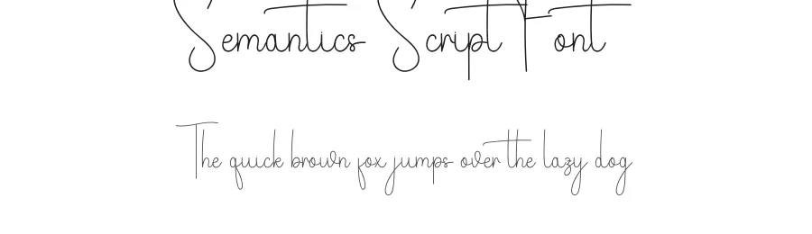Semantics Script Font by andikastudio — Script Handwritten Font