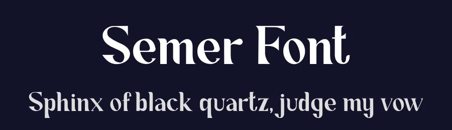 Semer Font by illushvara — Serif Font — thumbnail 2