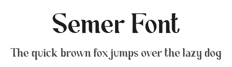 Semer Font by illushvara — Serif Font