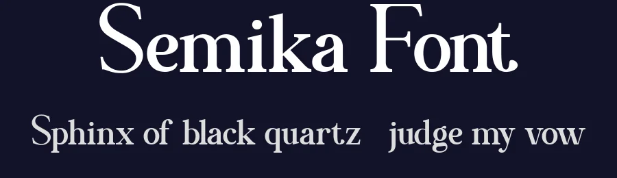 Semika Font by Typewriter tok — Serif Font — thumbnail 2
