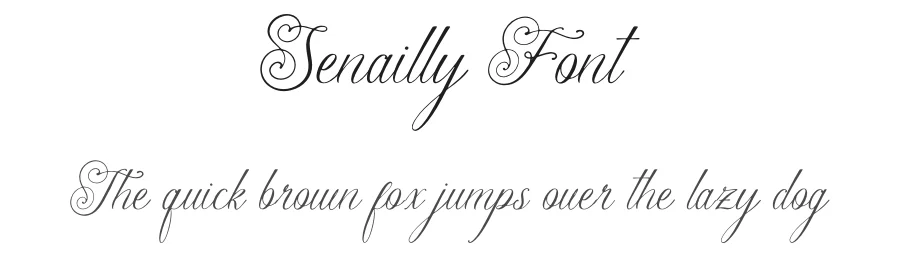 Senailly Font by Denustudios — Script Handwritten Font