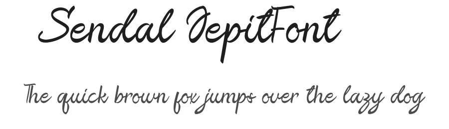 Sendal Jepit Font by nihstudio — Script Handwritten Font