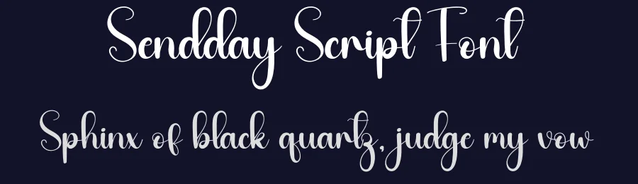Sendday Script Font by andikastudio — Script Handwritten Font — thumbnail 2