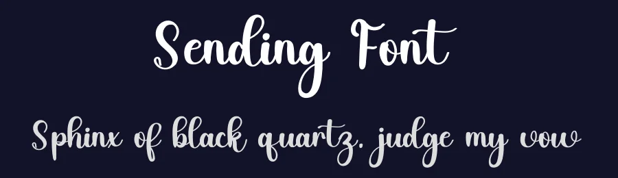 Sending Font by inermediaSTUDIO — Script Handwritten Font — thumbnail 2