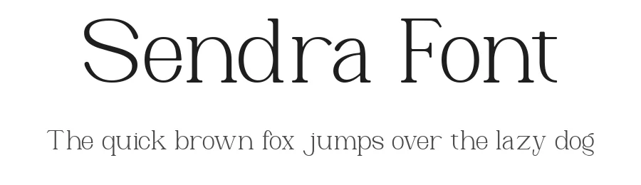 Sendra Font by Muksalcreative — Serif Font