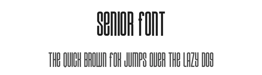 Senior Font by Craftedtype — Decorative Font