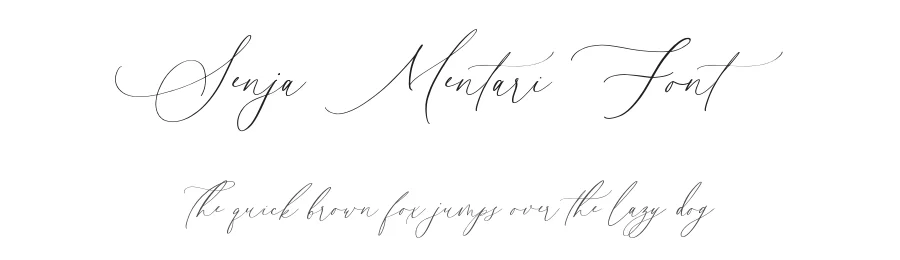 Senja Mentari Font by Dharmas Studio — Script Handwritten Font