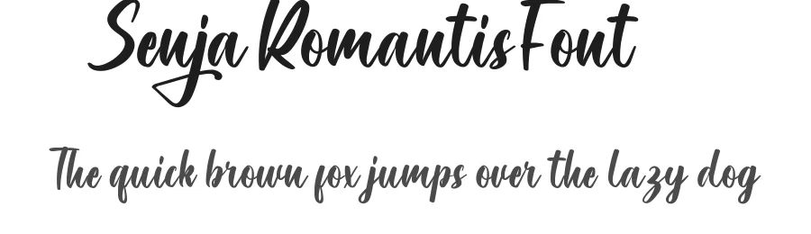 Senja Romantis Font by nihstudio — Script Handwritten Font