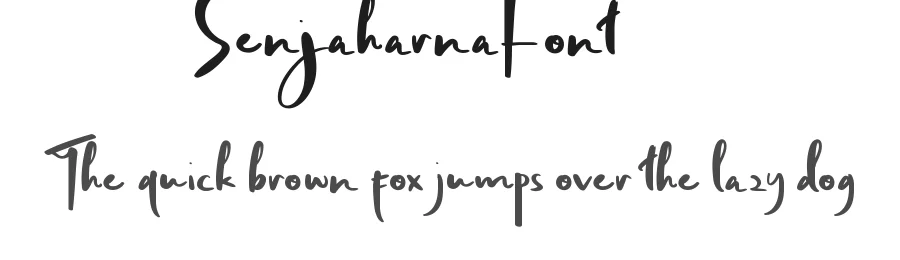Senjaharna Font by nihstudio — Script Handwritten Font