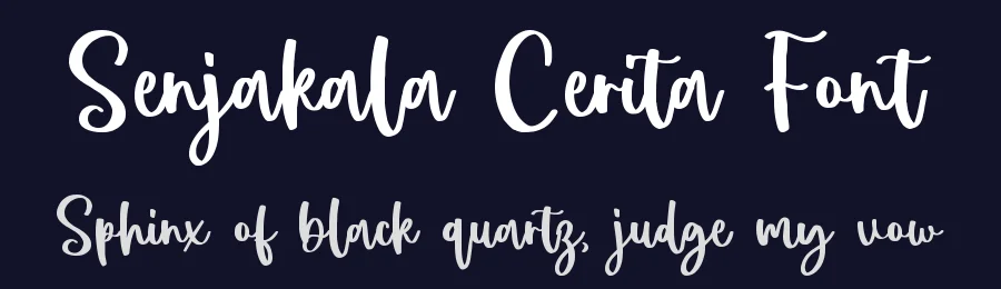 Senjakala Cerita Font by Allouse.Studio — Script Handwritten Font — thumbnail 2