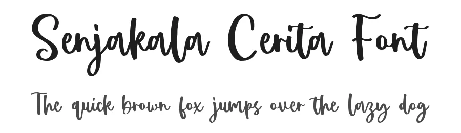 Senjakala Cerita Font by Allouse.Studio — Script Handwritten Font