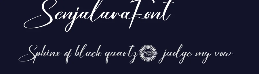 Senjalara Font by CalligraphyFonts.net — Script Handwritten Font — thumbnail 2