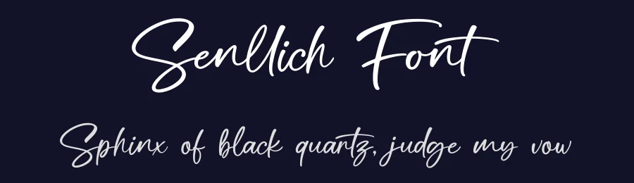 Senllich Font by Basnistudio — Script Handwritten Font — thumbnail 2