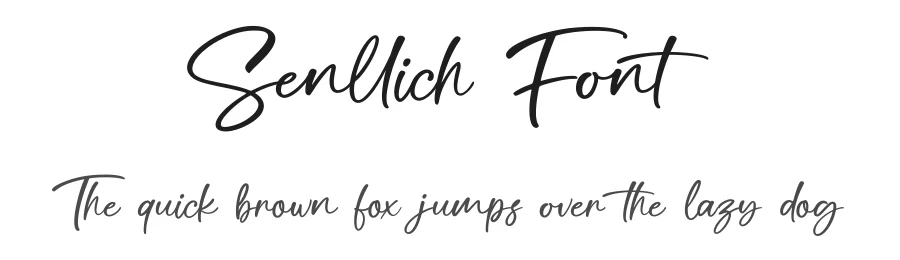Senllich Font by Basnistudio — Script Handwritten Font