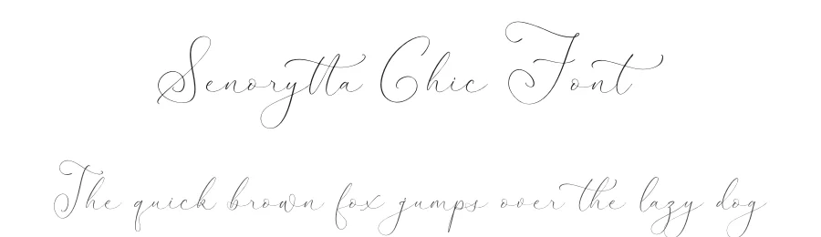 Senorytta Chic Font by Storytype — Script Handwritten Font