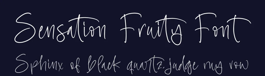 Sensation Fruity Font by stylishtype.co — Script Handwritten Font — thumbnail 2