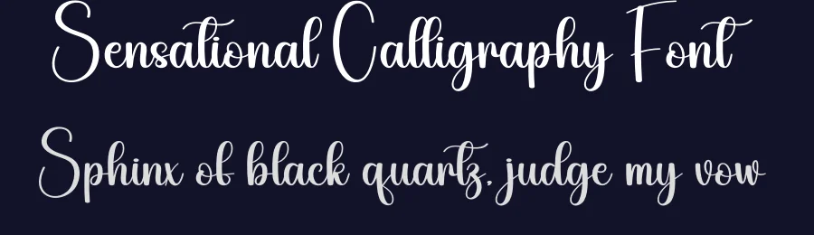 Sensational Calligraphy Font by andikastudio — Script Handwritten Font — thumbnail 2
