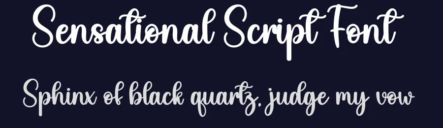Sensational Script Font by creativeletter — Script Handwritten Font — thumbnail 2