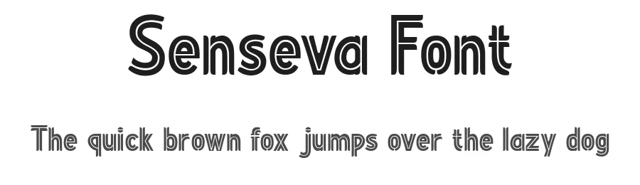 Senseva Font by Flawless And Co — Display Font