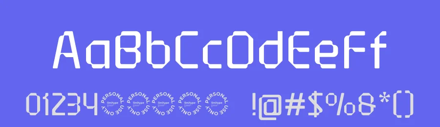 Seona – Futuristic Font by limitype — Display Font — thumbnail 3