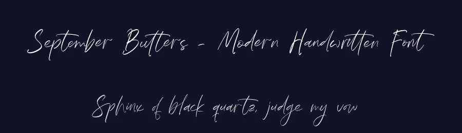 September Butters – Modern Handwritten Font by stylishtype.co — Script Handwritten Font — thumbnail 2