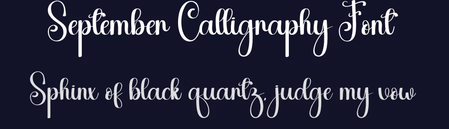 September Calligraphy Font by andikastudio — Script Handwritten Font — thumbnail 2
