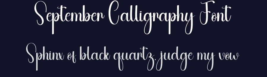 September Calligraphy Font by andikastudio — Script Handwritten Font — thumbnail 2