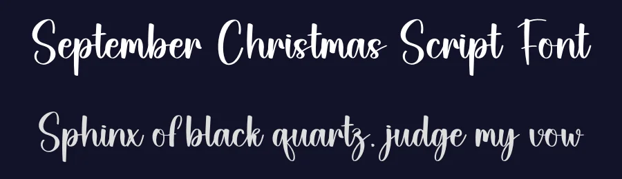 September Christmas Script Font by andikastudio — Script Handwritten Font — thumbnail 2