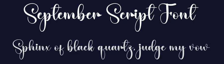 September Script Font by creativeletter — Script Handwritten Font — thumbnail 2