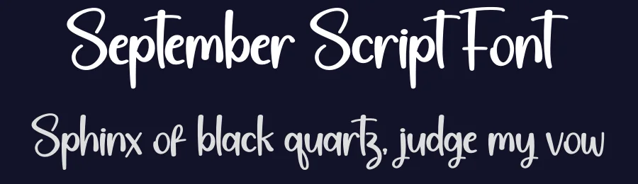 September Script Font by creativeletter — Script Handwritten Font — thumbnail 2