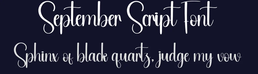 September Script Font by creativeletter — Script Handwritten Font — thumbnail 2