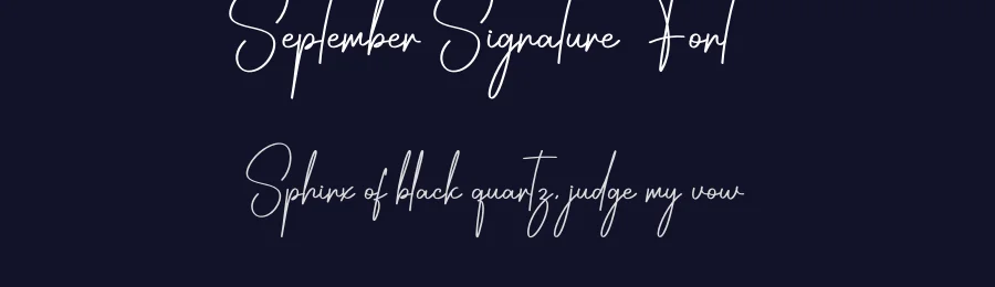 September Signature Font by creativeletter — Script Handwritten Font — thumbnail 2