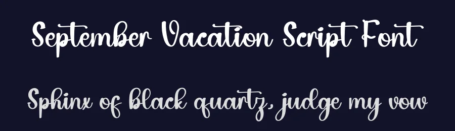September Vacation Script Font by inermediaSTUDIO — Script Handwritten Font — thumbnail 2