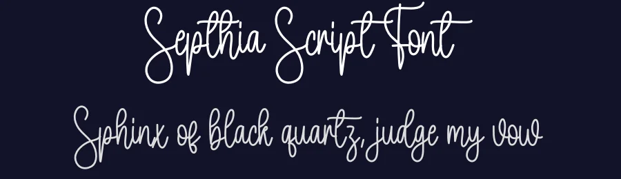Septhia Script Font by creativeletter — Script Handwritten Font — thumbnail 2