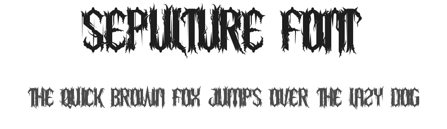 Sepulture Font by noahtype — Decorative Font