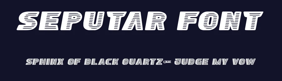 Seputar Font by nihstudio — Display Font — thumbnail 2