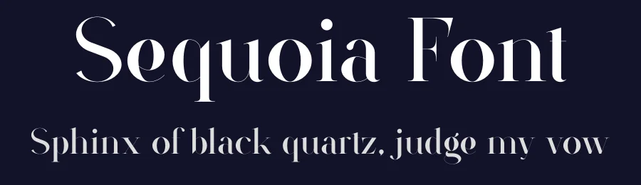 Sequoia Font by vpcreativeshop — Display Font — thumbnail 2