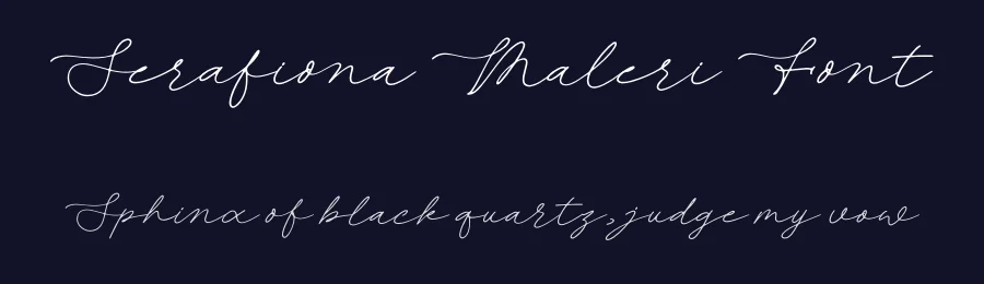 Serafiona Maleri Font by letterenastudios — Script Handwritten Font — thumbnail 2