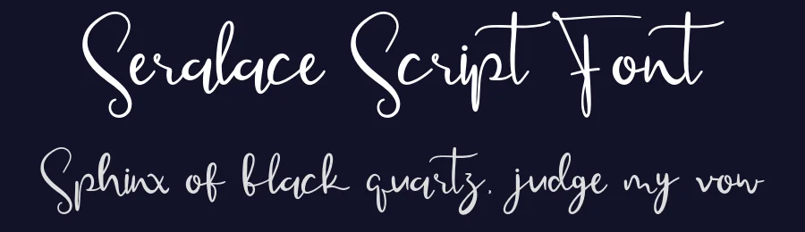 Seralace Script Font by Creatifontstudios — Script Handwritten Font — thumbnail 2