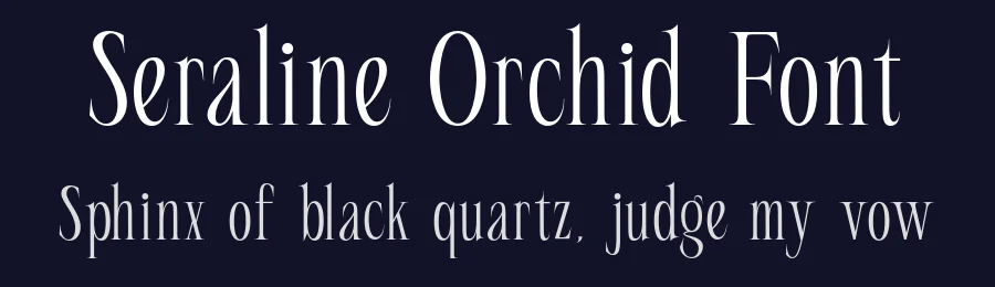 Seraline Orchid Font by roomspace.cl — Serif Font — thumbnail 2