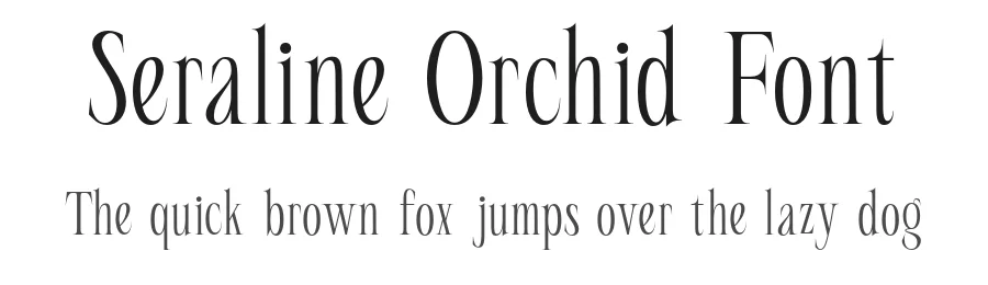 Seraline Orchid Font by roomspace.cl — Serif Font