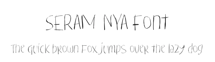 Seram Nya Font by nihstudio — Script Handwritten Font
