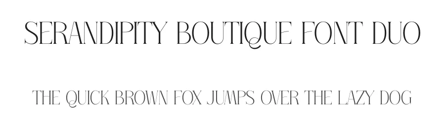 Serandipity Boutique Font Duo by Storytype — Serif Font
