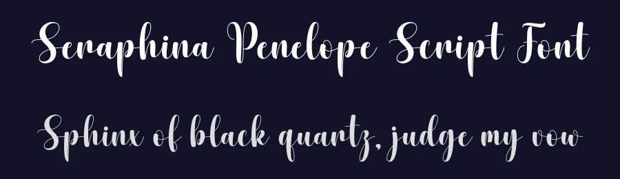 Seraphina Penelope Script Font by DN Creative — Script Handwritten Font — thumbnail 2