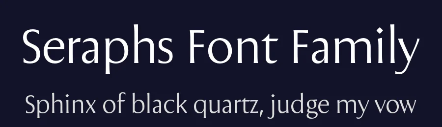 Seraphs Font Family by Show Me Fonts — Sans Serif Font — thumbnail 2
